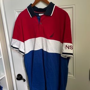 Nautica Polo Collard Shirt XL